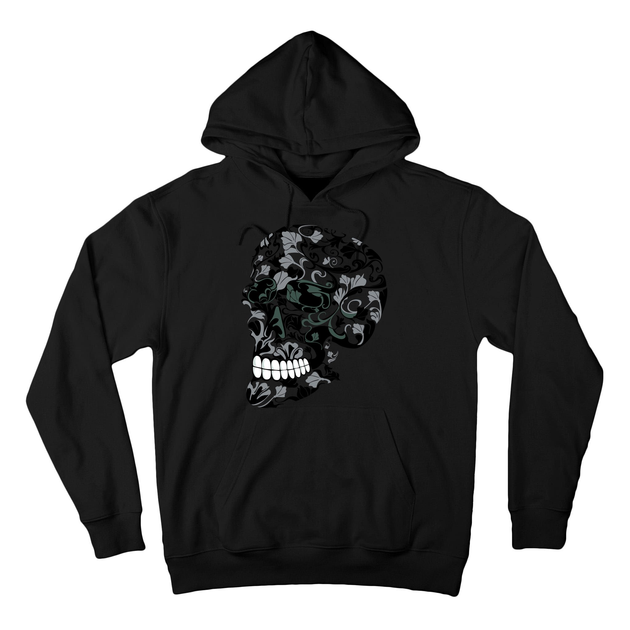 Skull With Flowers Day of the Dead Tall Hoodie