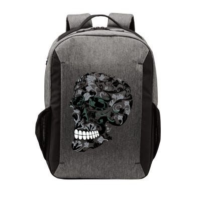 Skull With Flowers Day of the Dead Vector Backpack