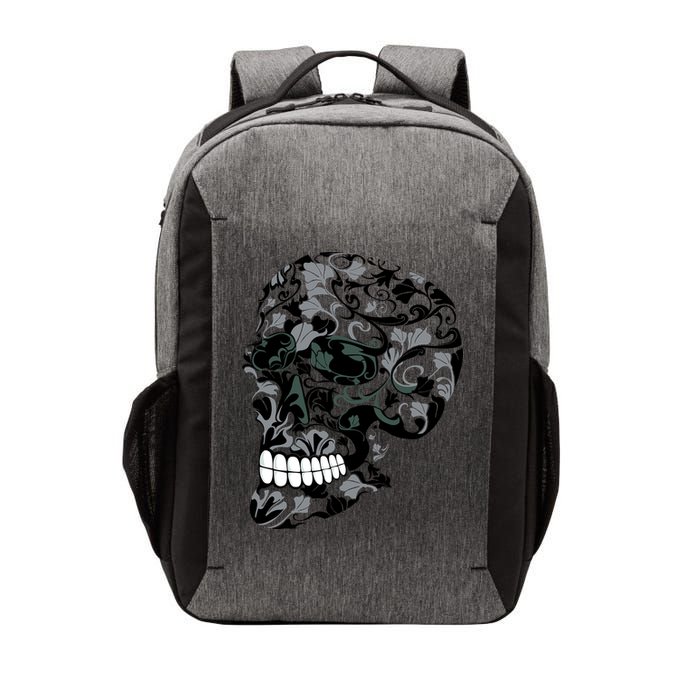 Skull With Flowers Day of the Dead Vector Backpack