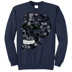 Skull With Flowers Day of the Dead Sweatshirt