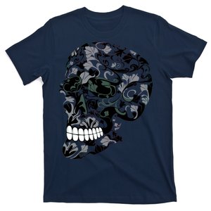 Skull With Flowers Day of the Dead T-Shirt