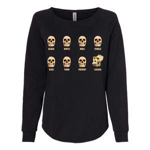 Skulls of Modern America Funny Liberal Monkey Skull Womens California Wash Sweatshirt