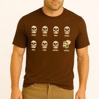 Skulls of Modern America Funny Liberal Monkey Skull Performance Shirt