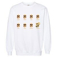 Skulls of Modern America Funny Liberal Monkey Skull Garment-Dyed Sweatshirt