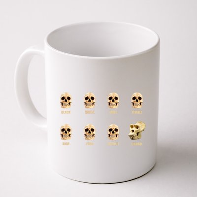 Skulls of Modern America Funny Liberal Monkey Skull Coffee Mug