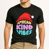 Spread Kind Vibes Funny Christmas Santa Hat Happy Unity Performance Shirt