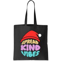Spread Kind Vibes Funny Christmas Santa Hat Happy Unity Bag