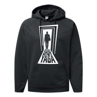 Stephen King Wearing Baba Yaga Performance Fleece Hoodie