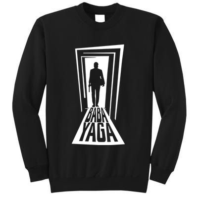 Stephen King Wearing Baba Yaga Sweatshirt