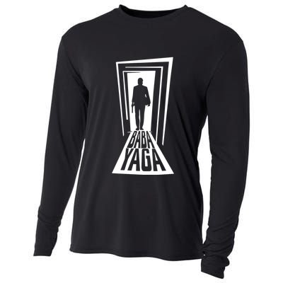 Stephen King Wearing Baba Yaga Cooling Performance Long Sleeve Crew