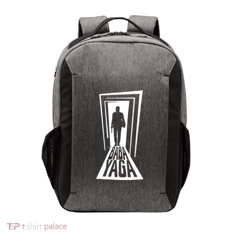 Stephen King Wearing Baba Yaga Vector Backpack