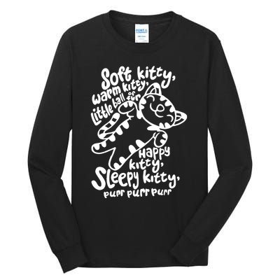 Soft Kitty Warm Kitty Little Ball Of Fur Tall Long Sleeve T-Shirt