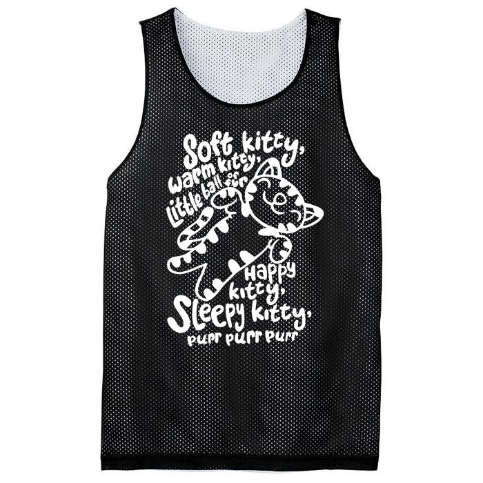 Soft Kitty Warm Kitty Little Ball Of Fur Mesh Reversible Basketball Jersey Tank