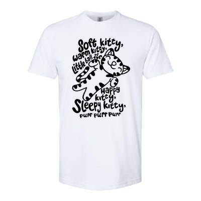 Soft Kitty Warm Kitty Little Ball Of Fur Softstyle® CVC T-Shirt