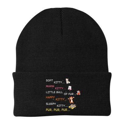 Soft Kitty Warm Kitty Little Ball Of Fur Happy Kitty Sleepy Beanie