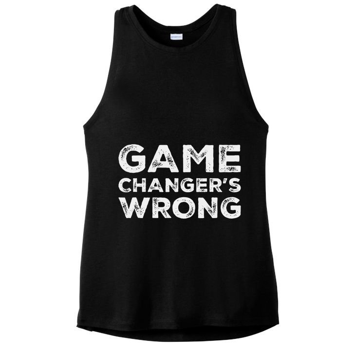 Stat KeeperS Wrong Baseball Softball Scorekeeper Fun Design Ladies PosiCharge Tri-Blend Wicking Tank