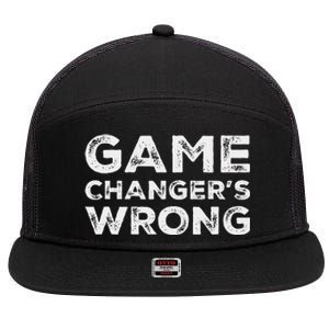 Stat KeeperS Wrong Baseball Softball Scorekeeper Fun Design 7 Panel Mesh Trucker Snapback Hat