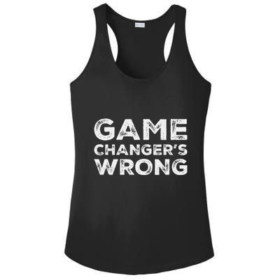 Stat KeeperS Wrong Baseball Softball Scorekeeper Fun Design Ladies PosiCharge Competitor Racerback Tank