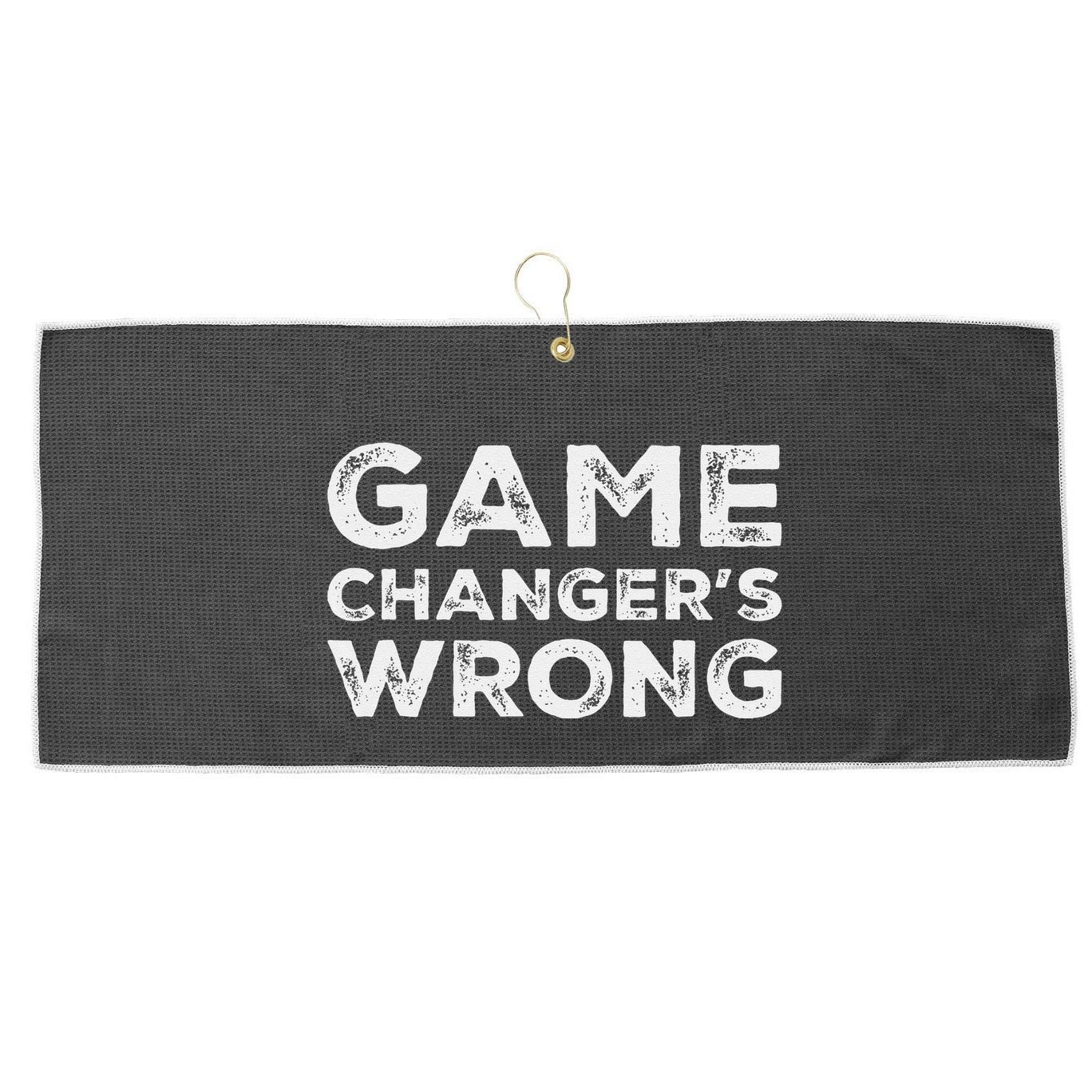 Stat KeeperS Wrong Baseball Softball Scorekeeper Fun Design Large Microfiber Waffle Golf Towel