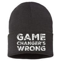 Stat KeeperS Wrong Baseball Softball Scorekeeper Fun Design Sustainable Knit Beanie