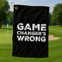 Stat KeeperS Wrong Baseball Softball Scorekeeper Fun Design Golf Towel