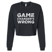 Stat KeeperS Wrong Baseball Softball Scorekeeper Fun Design Cropped Pullover Crew