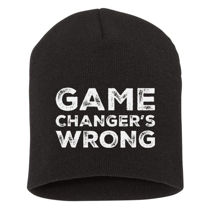 Stat KeeperS Wrong Baseball Softball Scorekeeper Fun Design Short Acrylic Beanie