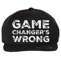 Stat KeeperS Wrong Baseball Softball Scorekeeper Fun Design Wool Snapback Cap