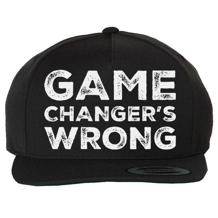 Stat KeeperS Wrong Baseball Softball Scorekeeper Fun Design Wool Snapback Cap