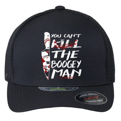 Serial Killer You Can´t Kill The Boogeyman Horror Halloween Flexfit Unipanel Trucker Cap