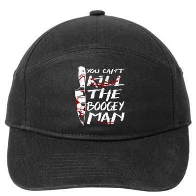 Serial Killer You Can´t Kill The Boogeyman Horror Halloween 7-Panel Snapback Hat