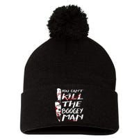 Serial Killer You Can´t Kill The Boogeyman Horror Halloween Pom Pom 12in Knit Beanie