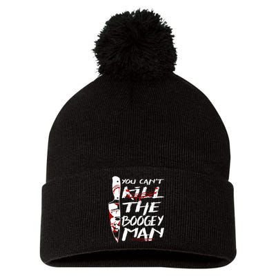 Serial Killer You Can´t Kill The Boogeyman Horror Halloween Pom Pom 12in Knit Beanie