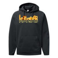 Skyline of Jerusalem Performance Fleece Hoodie