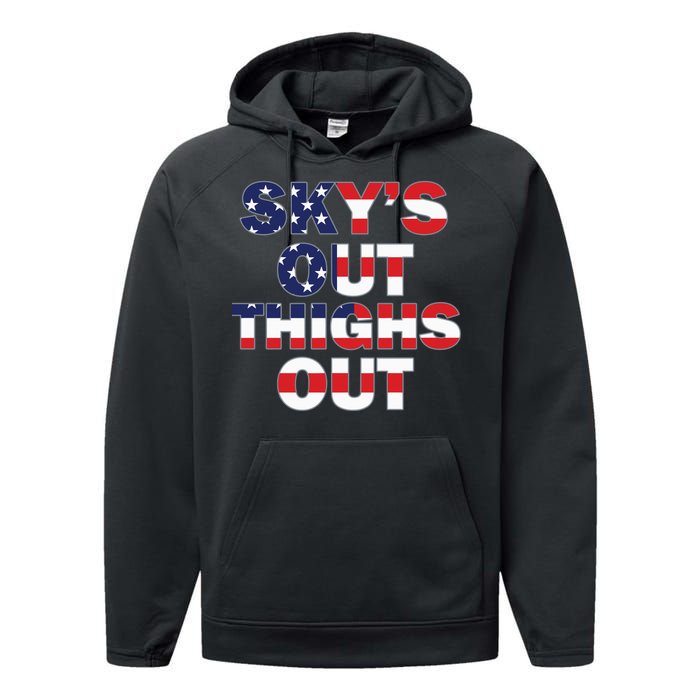 Sky's Out Thighs Out Performance Fleece Hoodie