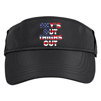 Sky's Out Thighs Out Adult Drive Performance Visor