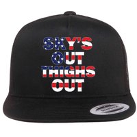 Sky's Out Thighs Out Flat Bill Trucker Hat