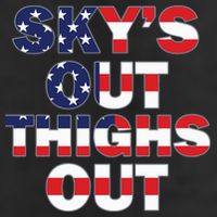 Sky's Out Thighs Out 25L Jumbo Tote