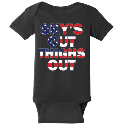 Sky's Out Thighs Out Baby Bodysuit