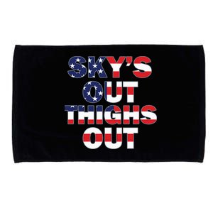 Sky's Out Thighs Out Microfiber Hand Towel