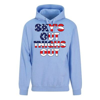 Sky's Out Thighs Out Unisex Surf Hoodie