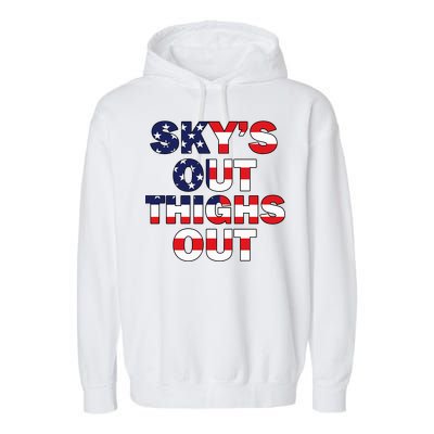 Sky's Out Thighs Out Garment-Dyed Fleece Hoodie