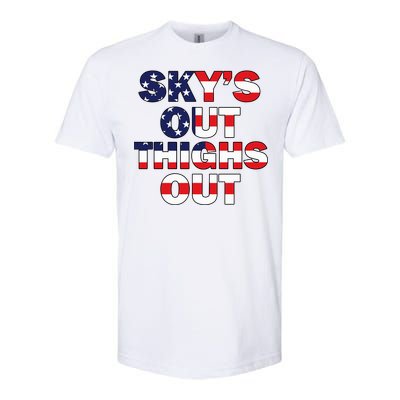 Sky's Out Thighs Out Softstyle CVC T-Shirt