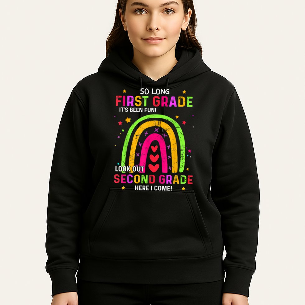 So Long 1st Grade Look Out 2nd Grade Funny Graduation Gifts Hoodie