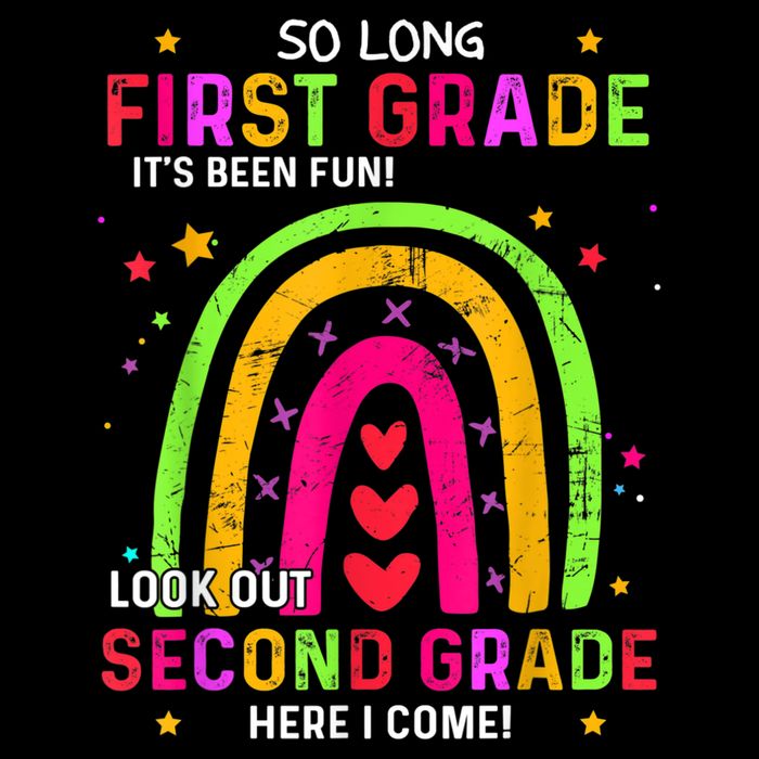 So Long 1st Grade Look Out 2nd Grade Funny Graduation Gifts Button