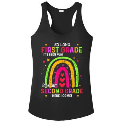 So Long 1st Grade Look Out 2nd Grade Funny Graduation Gifts Ladies PosiCharge Competitor Racerback Tank