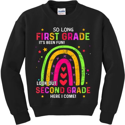 So Long 1st Grade Look Out 2nd Grade Funny Graduation Gifts Kids Sweatshirt