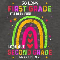 So Long 1st Grade Look Out 2nd Grade Funny Graduation Gifts Vector Backpack