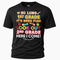 So Long 1st Grade 2nd Here I Come Last Day Look Out It's Fun Cute Gift Cooling Performance Crew T-Shirt