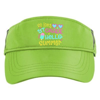 So Long 1st Grade Hello Summer Graduation Last Day Of School Adult Drive Performance Visor